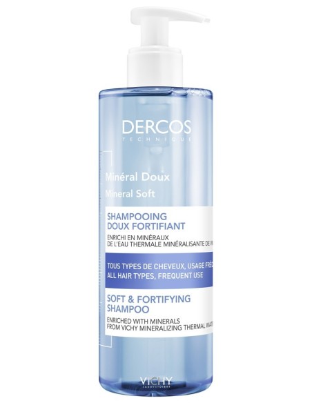 DERCOS CHAMPU MINERAL SUAVE 400 ML