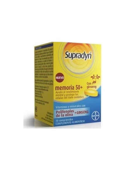 SUPRADYN MEMORIA 50+  30 COMPRIMIDOS
