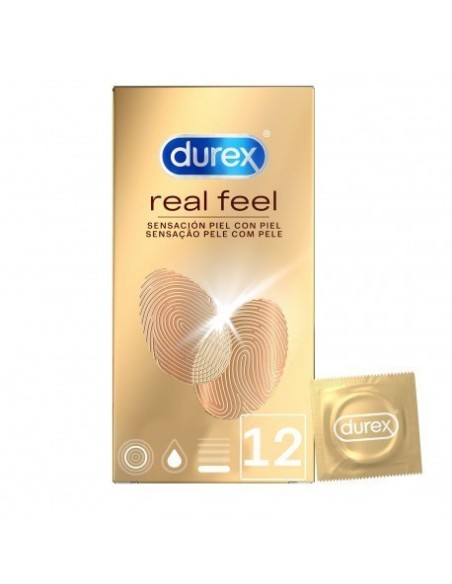 PROFILACTI DUREX REAL FEEL SIN LATEX 12U