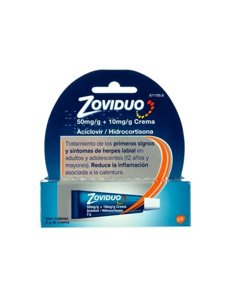 ZOVIDUO 50/10 CREMA 2 G