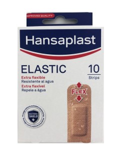 HANSAPLAST ELASTIC EXTRA FLEXIBLE RESISTENTE  AL AGUA 10 UNIDADES