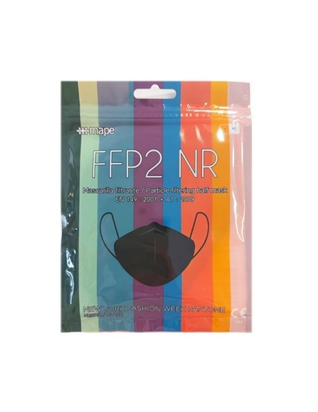 MASCARILLA FFP2 ADULTO MAPE NEGRA 1 UNIDAD