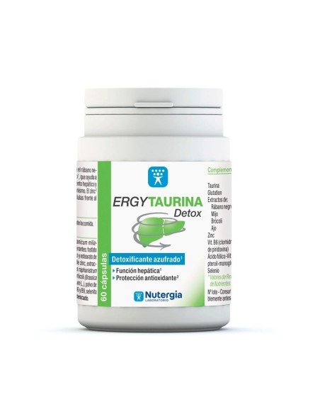 ERGYTAURINA DETOX 60 PERLAS NUTERGIA