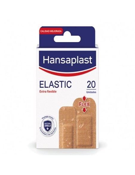 HANSAPLAST ELASTIC APOSITO ADHESIVO 2 TAMA?OS 20 STRIPS