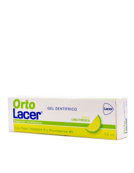 ORTOLACER GEL DENTÍFRICO LIMA FRESCA 75 ML 
