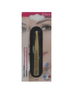 VITRY PINZA PROFESIONAL PUNTA AL BIES DORADA REF.4022