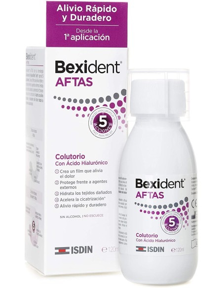 BEXIDENT AFTAS COLUTORIO BUCAL PROTECTOR   120 ML
