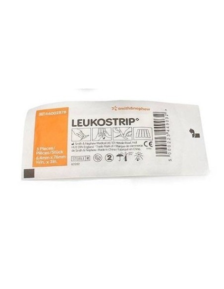 LEUKOSTRIP SUTURA CUTANEA   4 MM X 76 MM 4 TIRAS