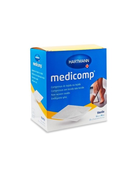 GASAS ESTERIL MEDICOMP 10X10 50 UNIDADES