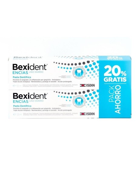 BEXIDENT  ENCIAS PASTA DENTÍFRICA DUPLO (125 ML X 2)