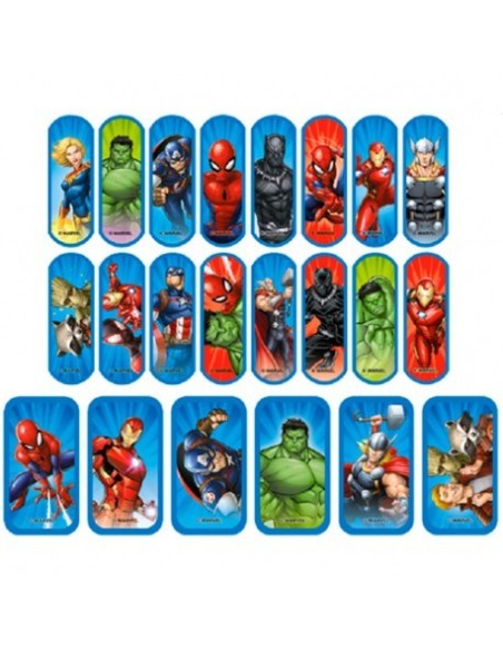 HANSAPLAST MARVEL APOSITO ADHESIVO 2 TAMAÑOS 20 UD