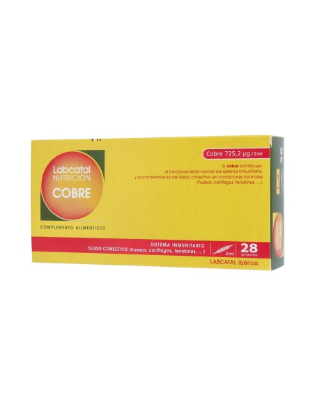 LABCATAL NUTRICION COBRE 28 AMPOLLAS