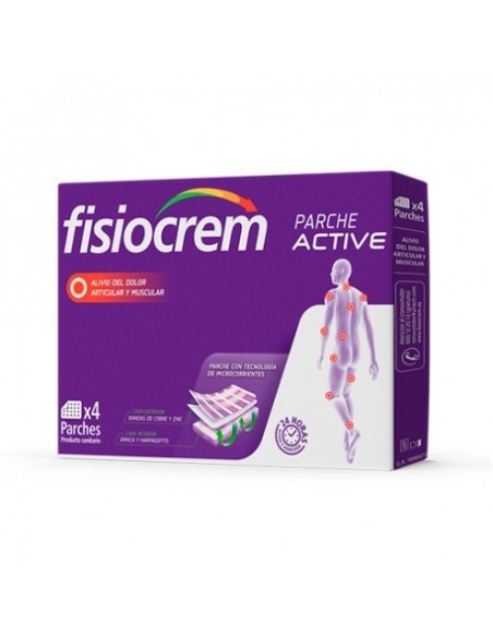 FISIOCREM PARCHE ACTIVE  4 UNIDADES