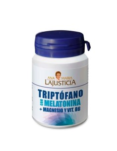 ANA MARIA LAJUSTICIA TRIPTOFANO CON MELATONINA MAGNESIO Y VIT B6 