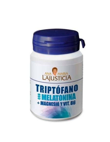 ANA MARIA LAJUSTICIA TRIPTOFANO CON MELATONINA MAGNESIO Y VIT B6 