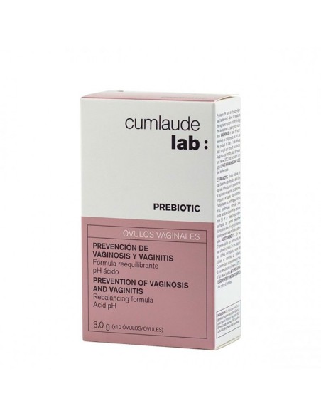 CUMLAUDE PREBIOTIC 10 OVULOS VAGINALES