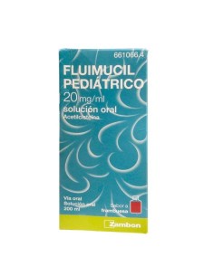 FLUIMUCIL PEDIÁTRICO 20 MG/ML SOLUCIÓN ORAL  JARABE SABOR FRAMBUESA