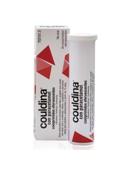COULDINA CON PARACETAMOL 20 COMPRIMIDOS EFERVESCENTES