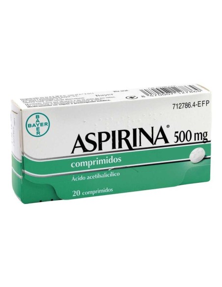 ASPIRINA 500 MG 20 COMPRIMIDOS