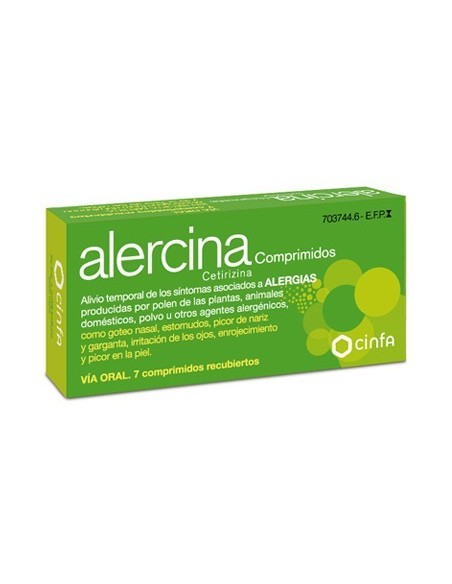 ALERCINA 10 MG COMPRIMIDOS