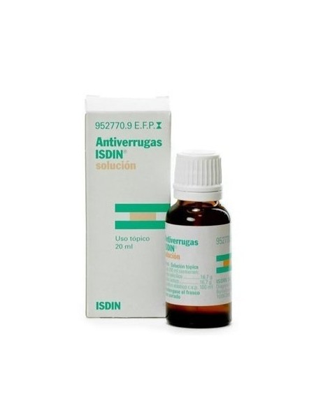 ISDIN ANTIVERRUGAS  SOLUCION 20 ML