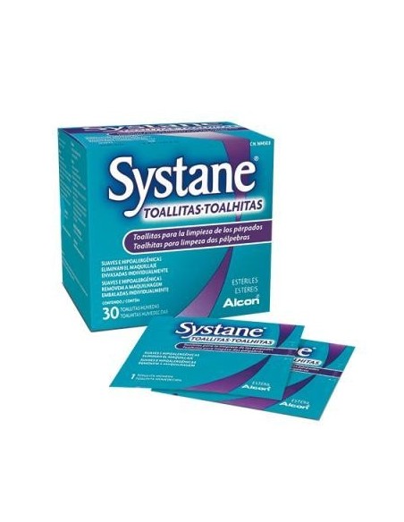 SYSTANE TOALLITAS HUMEDAS ESTERILES   30 TOALLITAS
