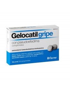 GELOCATIL GRIPE PSEUDOEFEDRINA 20 COMPRIMIDOS