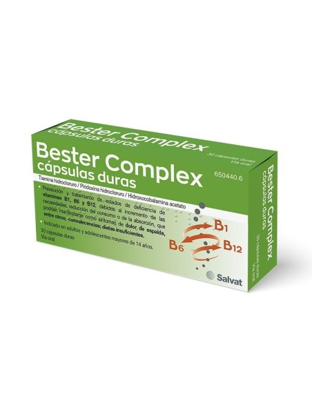 BESTER COMPLEX 30 CAPSULAS