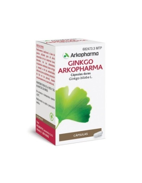 ARKOCAPSULAS GINKGO 180 MG 100 CAPSULAS