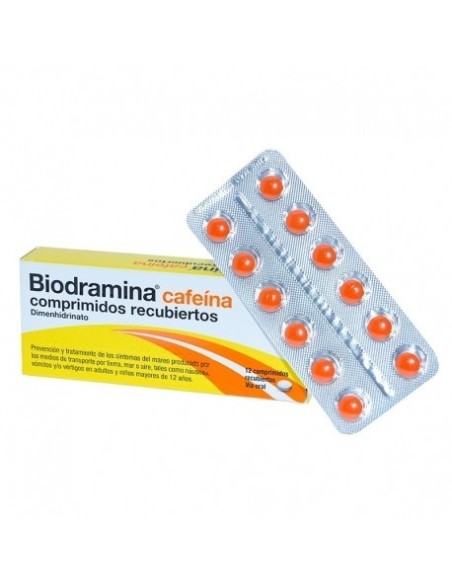 BIODRAMINA CAFEINA 12 COMPRIMIDOS