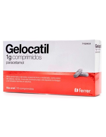 GELOCATIL   1 G 10 COMPRIMIDOS