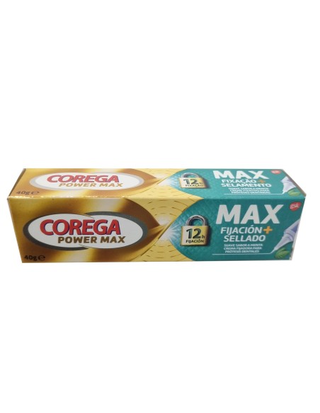 COREGA MAX FIJACION + SELLADO SABOR MENTA 40GR