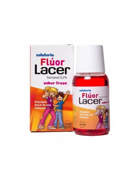 LACER FLUOR SEMANAL SABOR FRESA 100ML