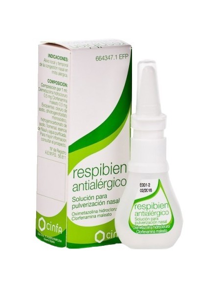 RESPIBIEN ANTIALERGICO NEBULIZADOR NASAL 15 ML