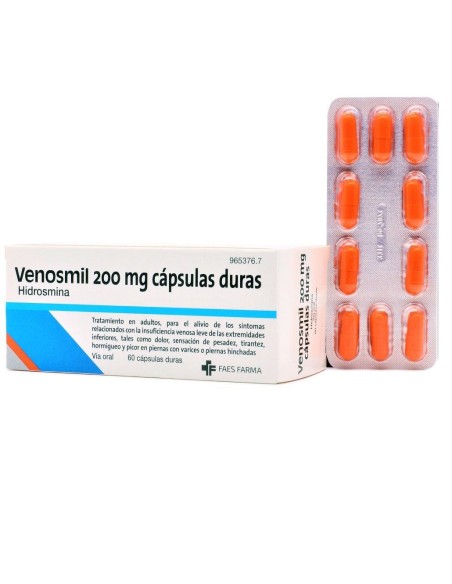 VENOSMIL 200 MG 60 CAPSULAS