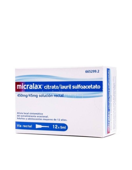 MICRALAX 12 MICROENEMAS 5 ML