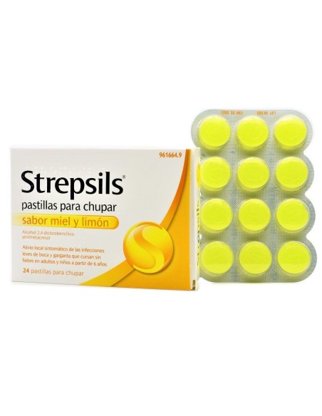 STREPSILS MIEL Y LIMON 24 PASTILLAS