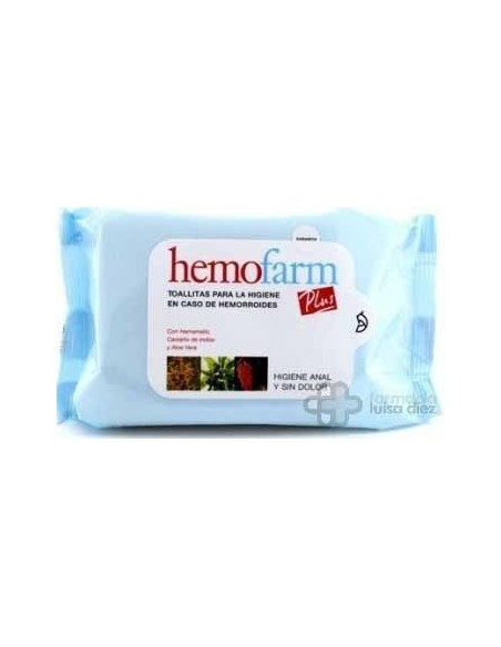 HEMOFARM TOALLITAS   20 UNIDADES