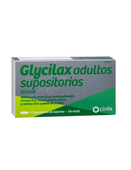 GLYCILAX 12 SUPOSITORIOS
