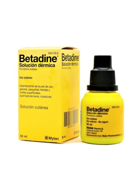BETADINE SOLUCION DERMICA  50 ML