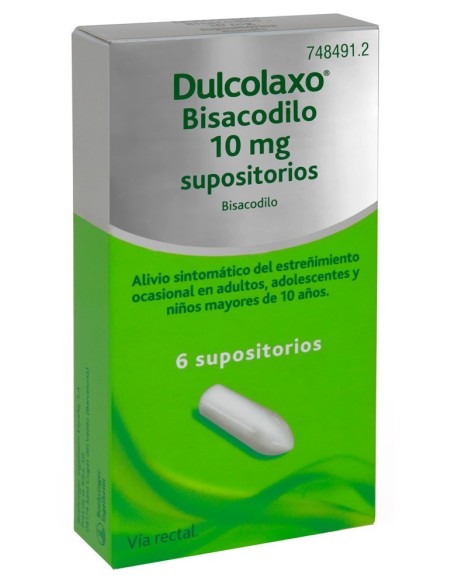 DULCO LAXO 10 MG 6 SUPOSITORIOS