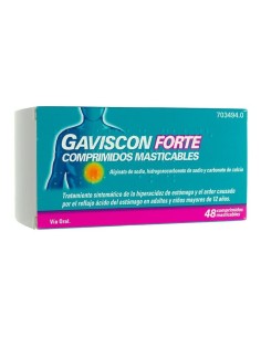 GAVISCON FORTE 48 COMPRIMIDOS MASTICABLES