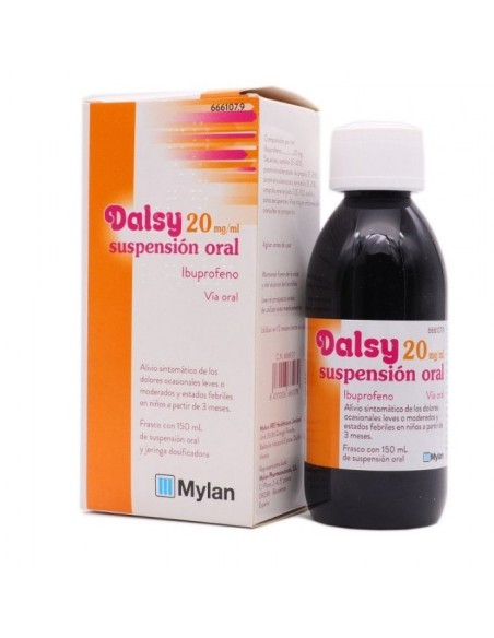 DALSY SUSPENSION ORAL 20MG/ML 1 FRASCO 150ML