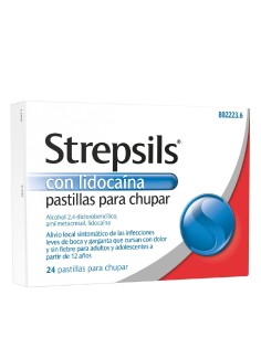 STREPSILS LIDOCAINA 24 PASTILLAS