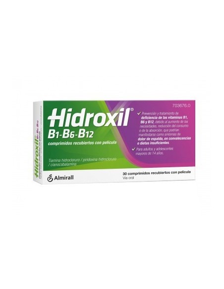 HIDROXIL B1 B6 B12 COMPRIMIDOS