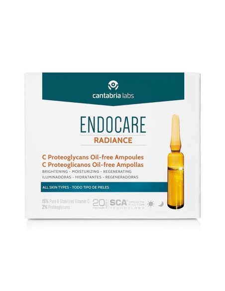 ENDOCARE C PROTEOGLICANOS OILFREE  30 AMPOLLAS  + REGALO HELIOCARE 360º WATER GEL