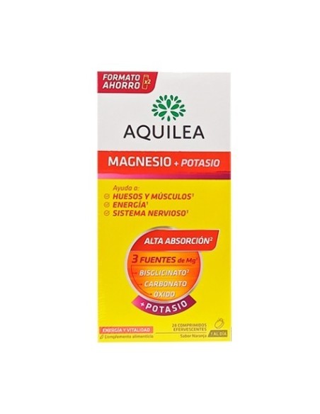 AQUILEA MAGNESIO+ POTASIO COMP EFERVESCENTE   28 COMP EFERV