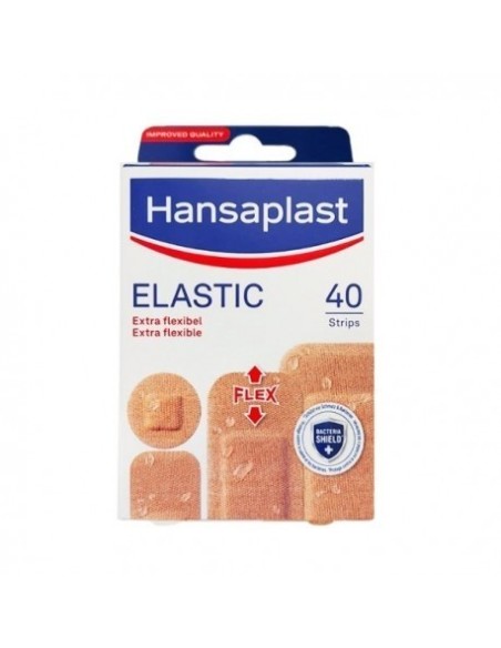 HANSAPLAST ELASTIC APOSITO ADHESIVO 40 UNIDADES SURTIDO DIFERENTES TAMA?OS