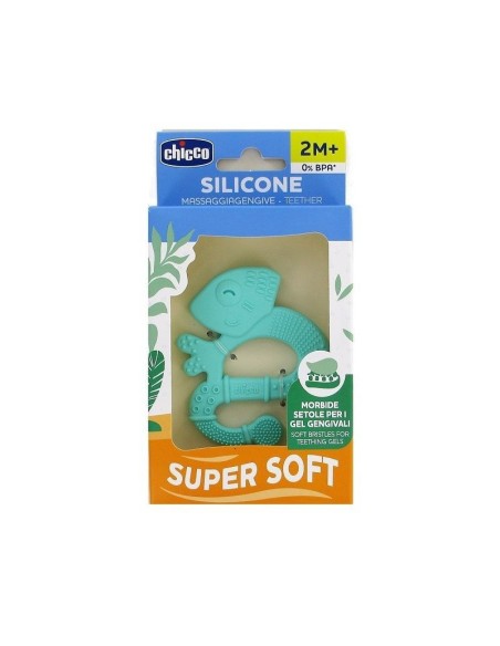 CHICCO MORDEDOR SUPERSOFT SILICONA IGUANA 