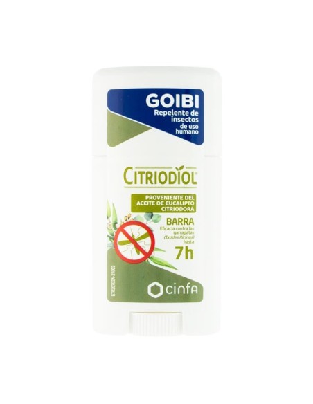 GOIBI REPELENTE INSECTOS CITRIODIOL BARRA 